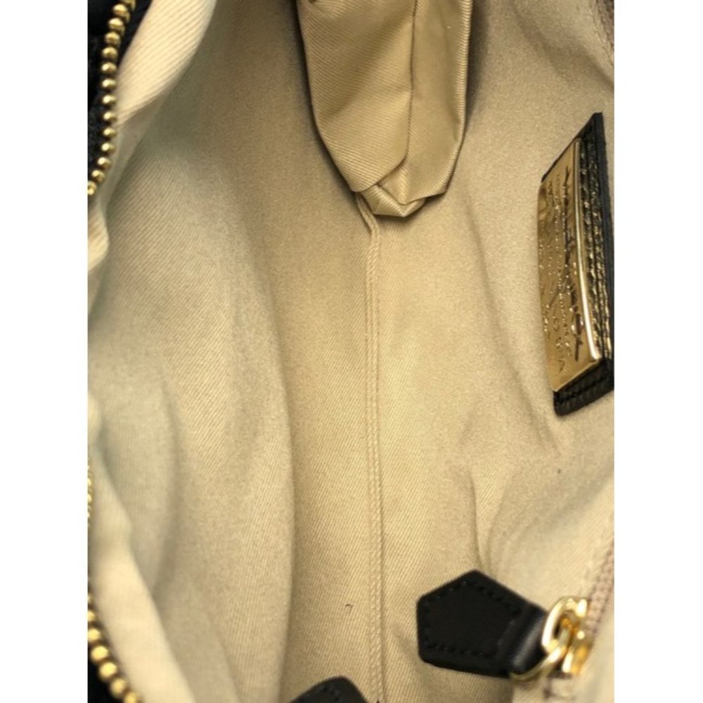 Mario Valentino Crossbody Vanille Black Leather Shoulder Bag - Picture 8 of 11